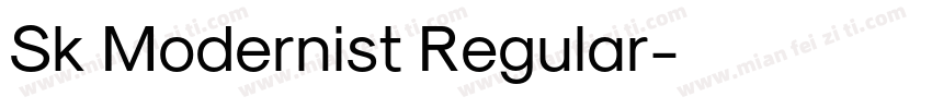 Sk Modernist Regular字体转换